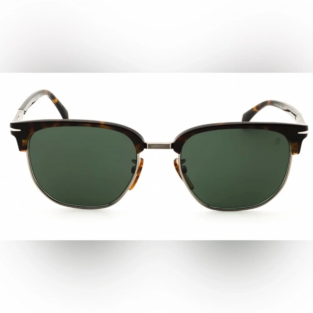 David Beckham HAVANA RUTHENIUM / GREEN Sunglasses (NWT)